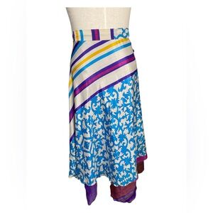 Silk Wrap Skirt
